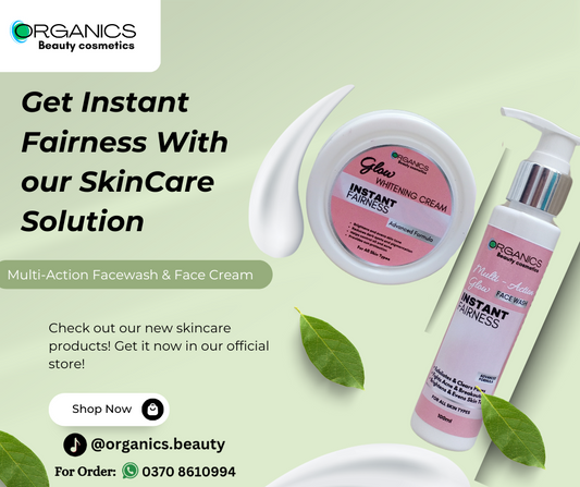 Pack Of 2 Premium Quality Facewash For Instant Fairness & Glow Whitening Cream